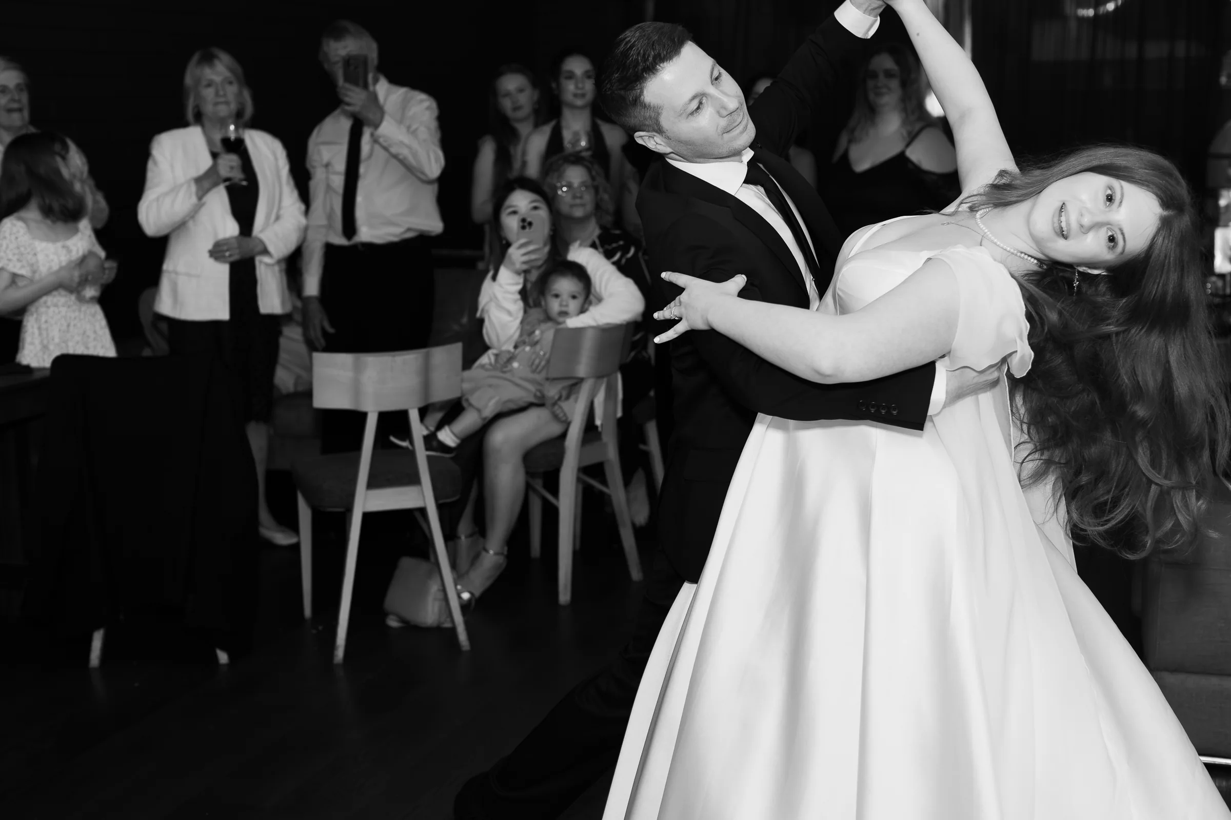 Julie & Aidan, wedding photograph 120